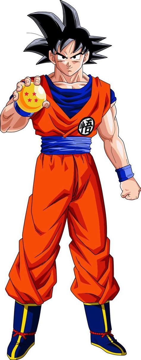 dibujos de goku cuerpo completo